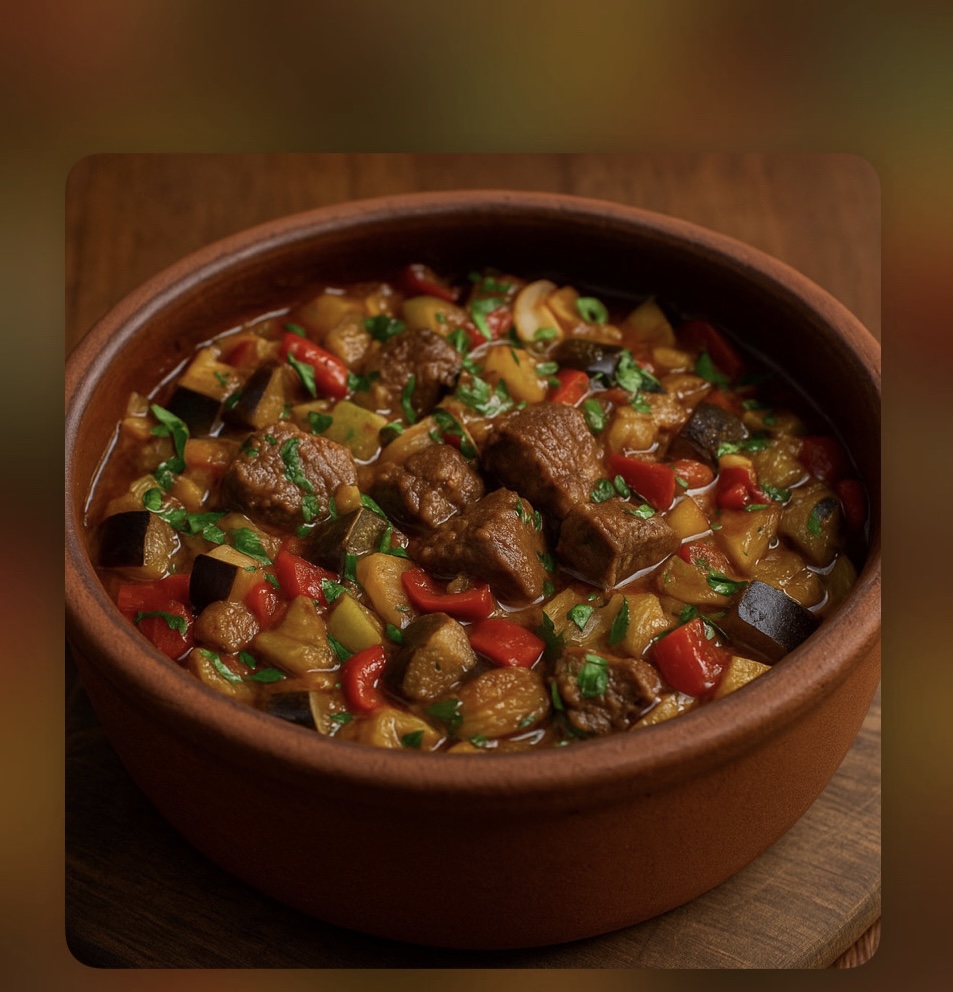 Güveçte Rize kavurması 